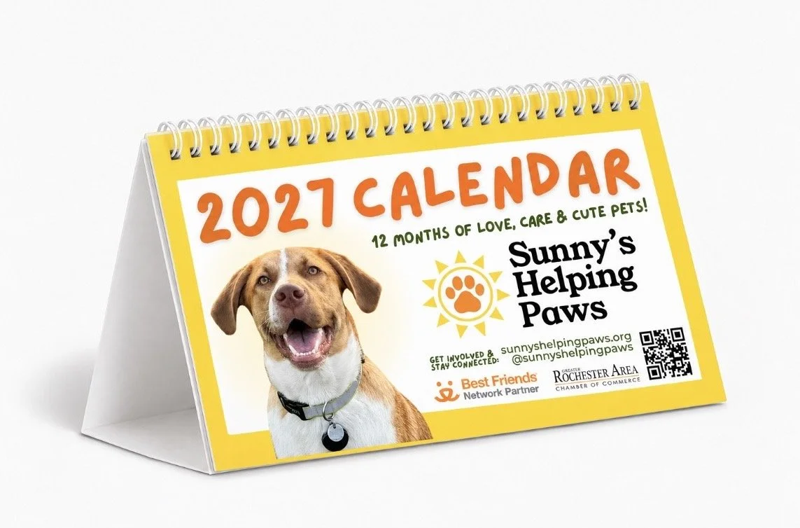 2027 Sunny's Helping Paws Calendar