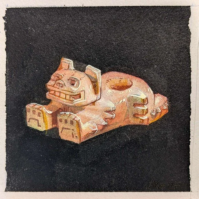 Curiosités - Lion primitif