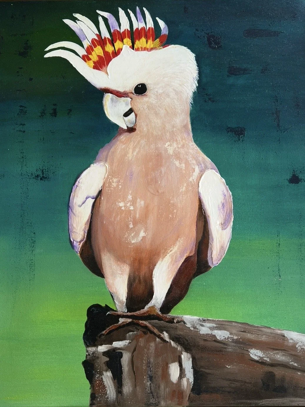 Blush and Bloom - Pink Cockatoo 