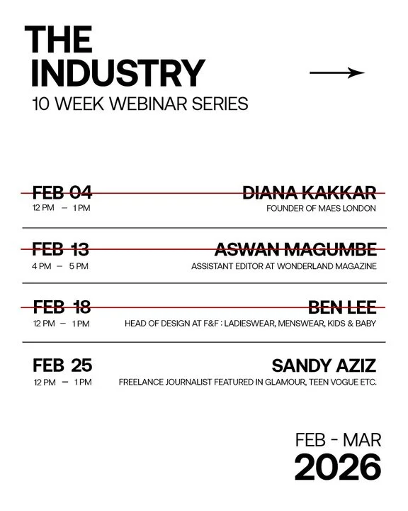 The Industry: Pathways To Fashion Webinar Series