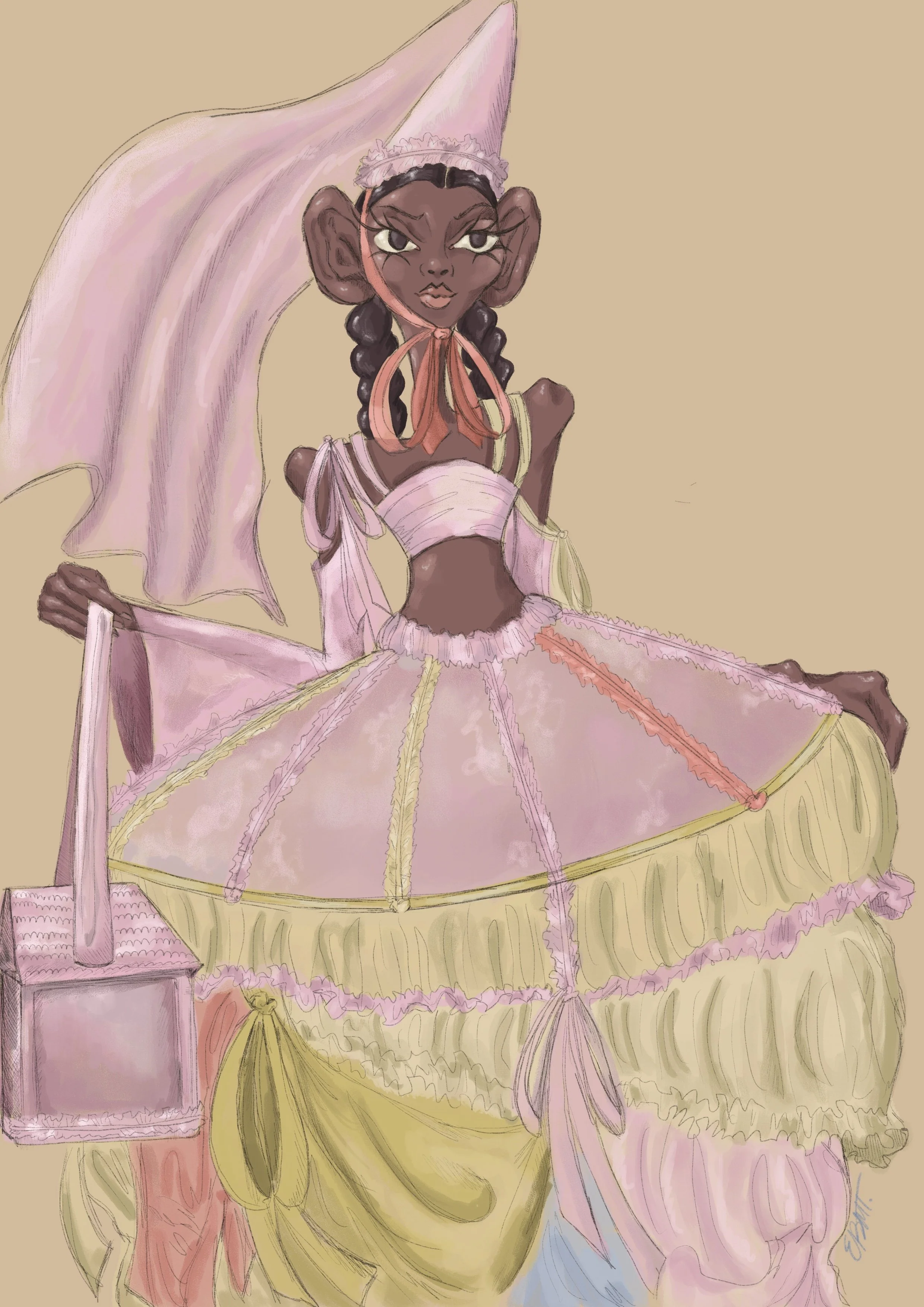 Growing as a Fashion Illustrator, an Interview with&nbsp; Emma Tsilele