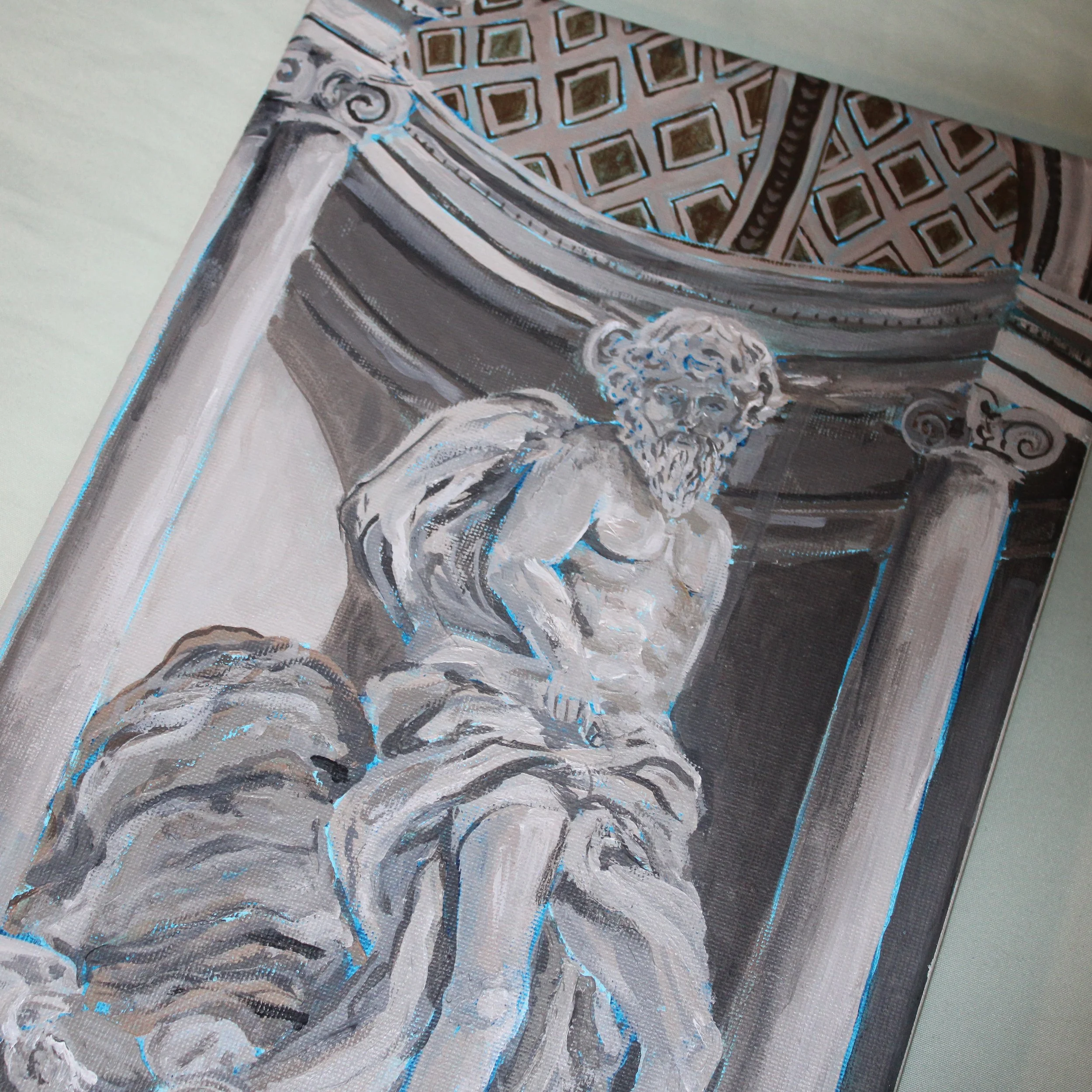 Inspired by Rome (Acrylic on canvas)