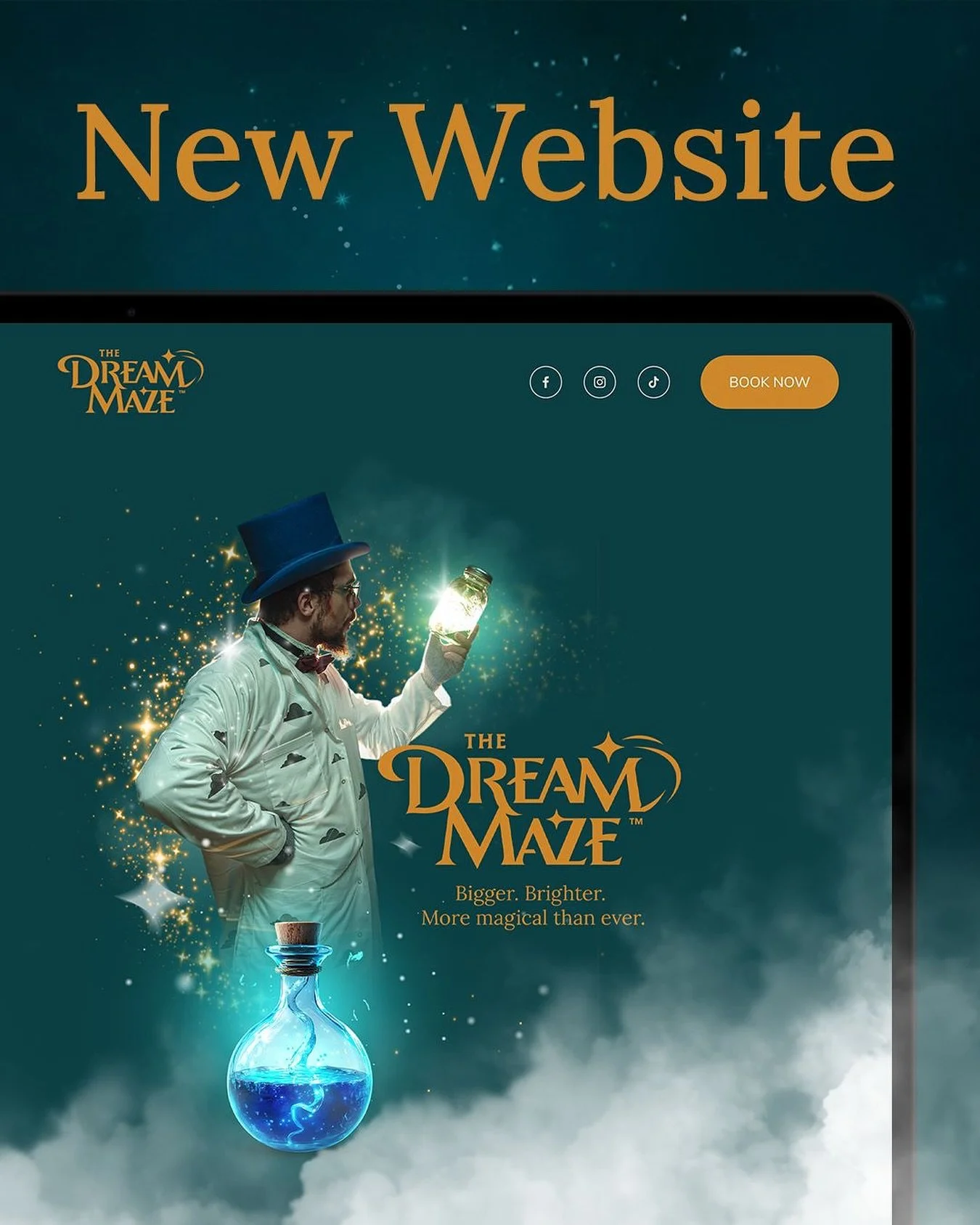 ✨ The magic starts here&hellip; ✨

Our brand-new DreamMaze website is LIVE! 🌙🎟️
And tickets are now on sale for both of this year&rsquo;s spellbinding adventures at Wynyard Hall Gardens:

🎃 DreamMaze: Witches&rsquo; Walkway &ndash; 25 Oct&ndash;2 