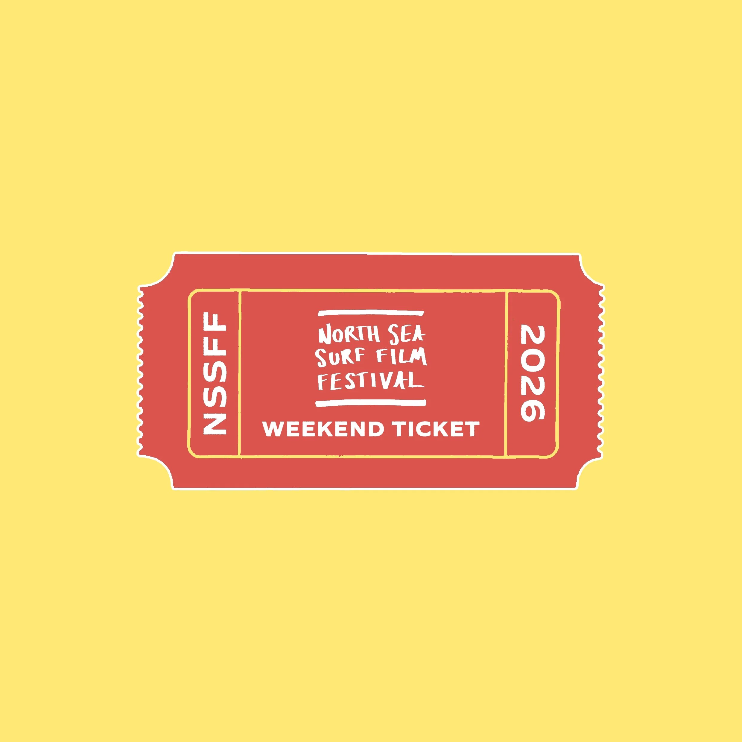North Sea Surf Film Festival - Weekend Ticket - 27th & 28th March