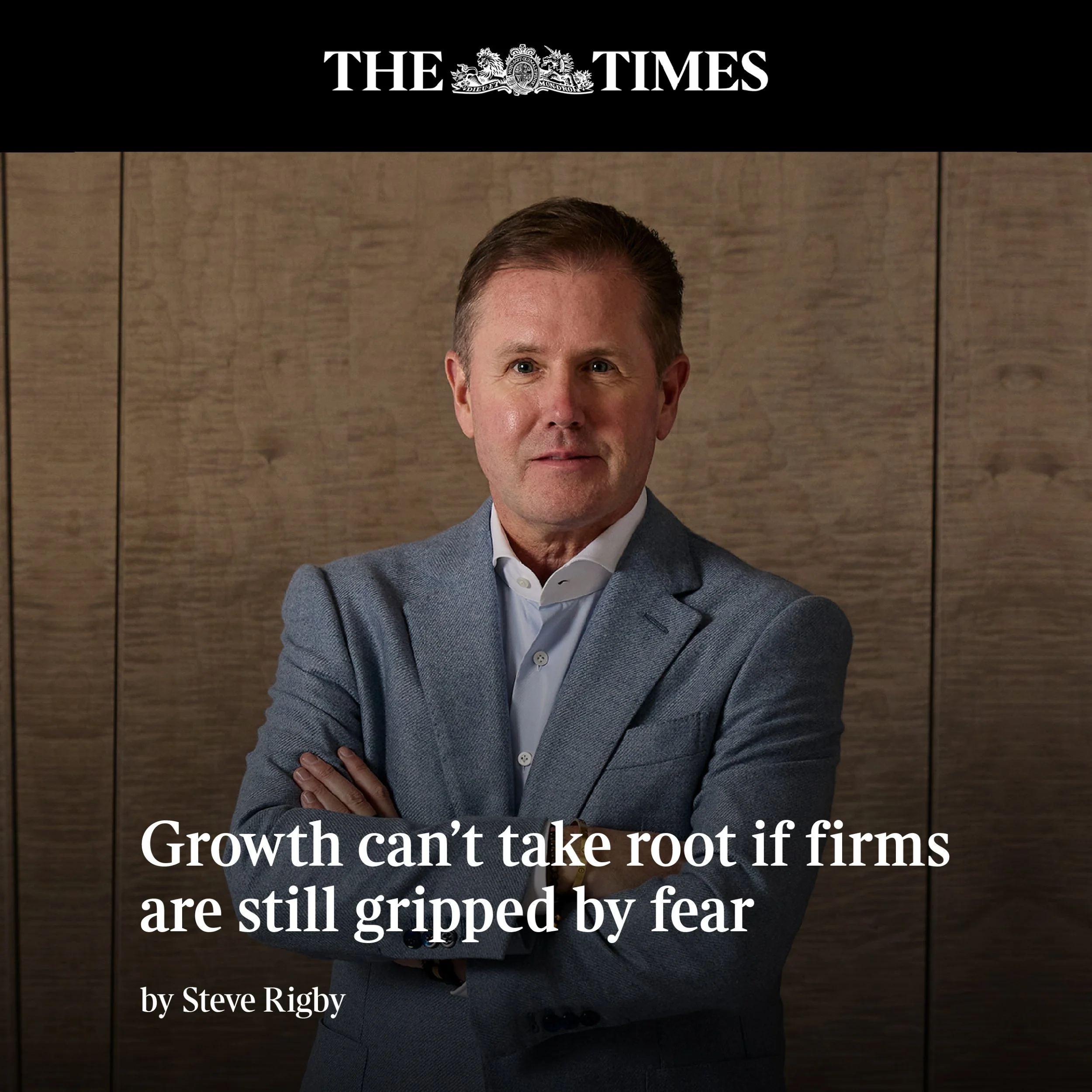 The Times: Growth can’t take root if firms are still gripped by fear