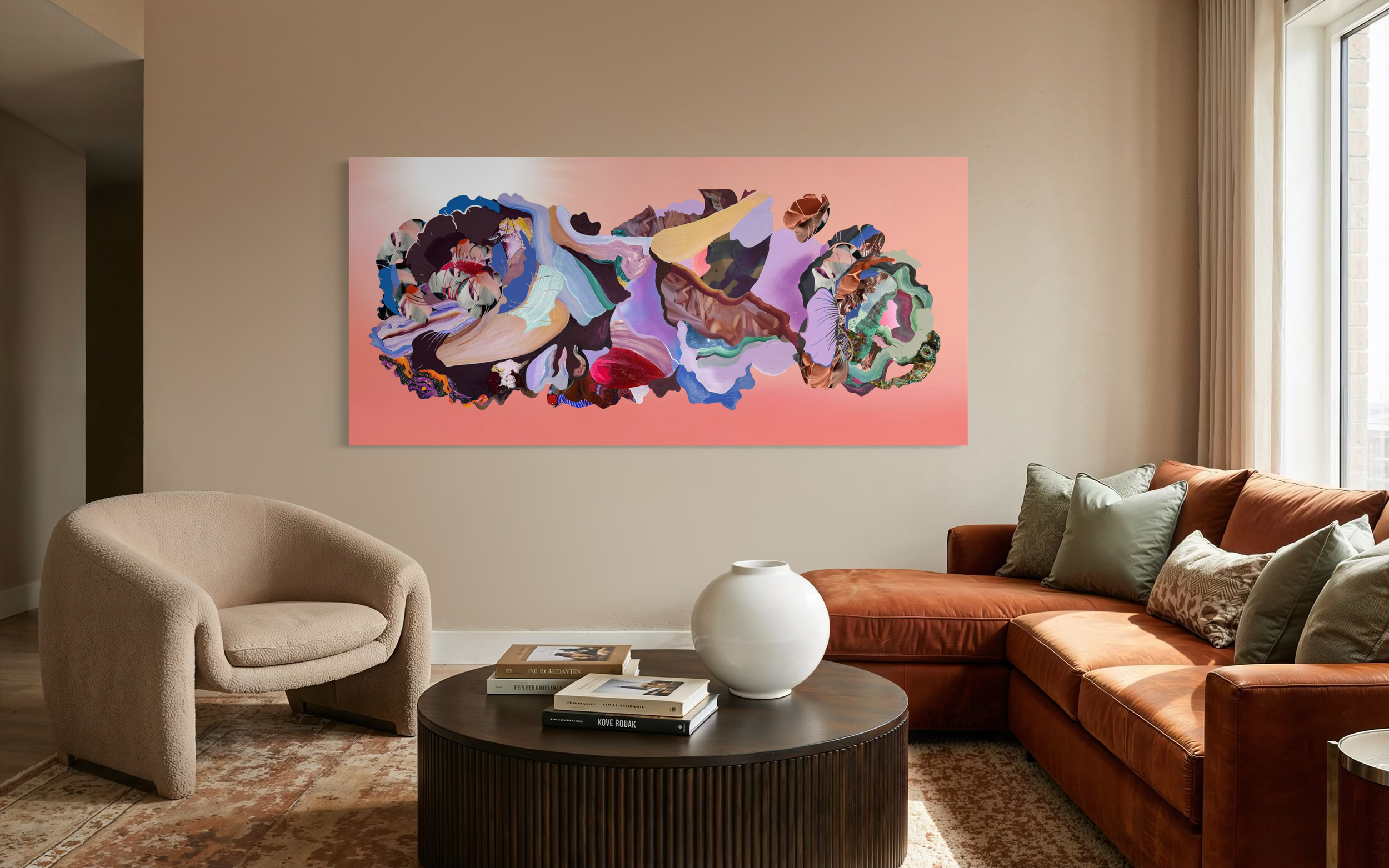 Flowers of Time Art series - painting by Aurélie Perthuis Furzer