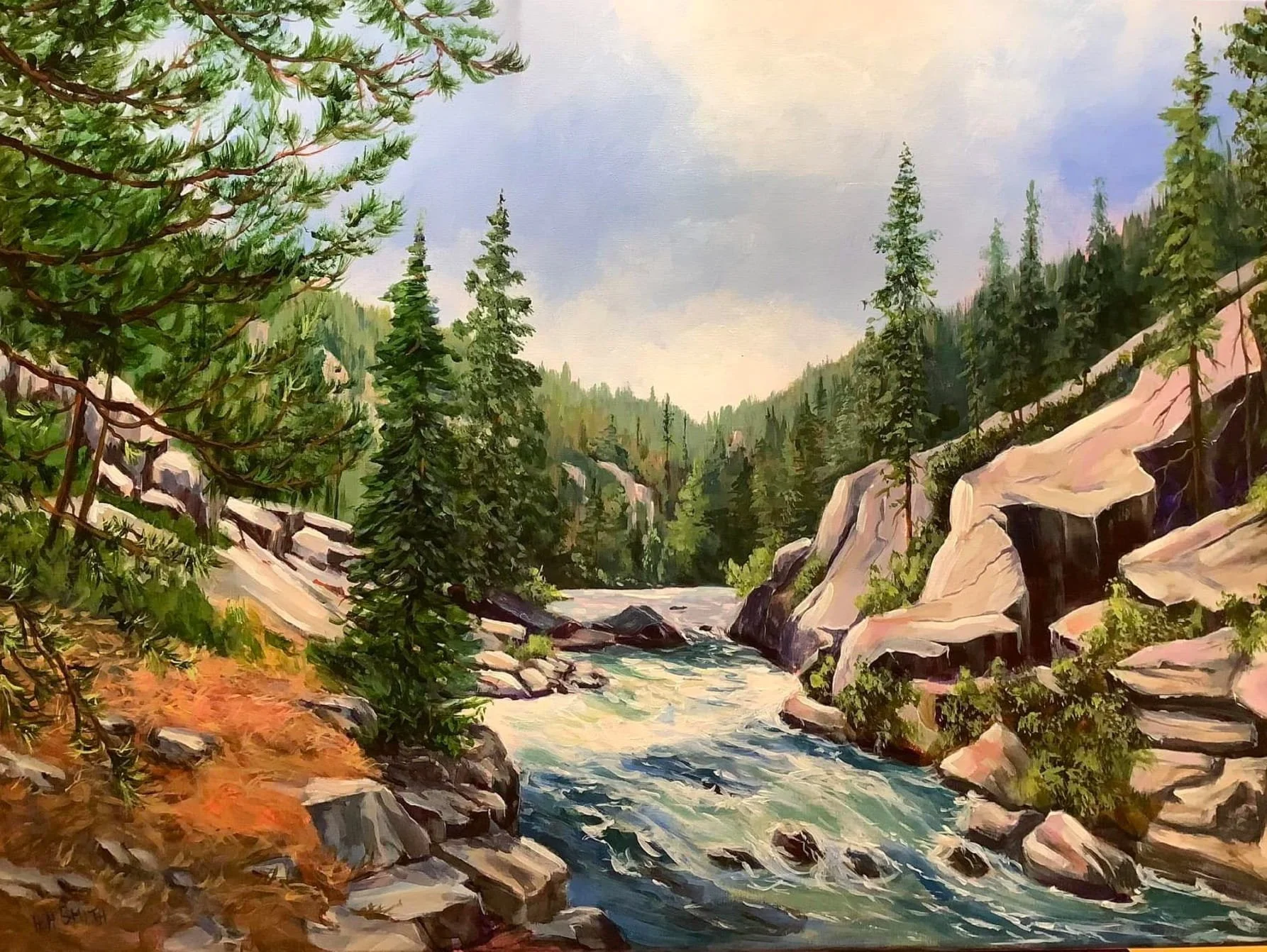 Hildy Smith - "Moving Water" - 24 x 36