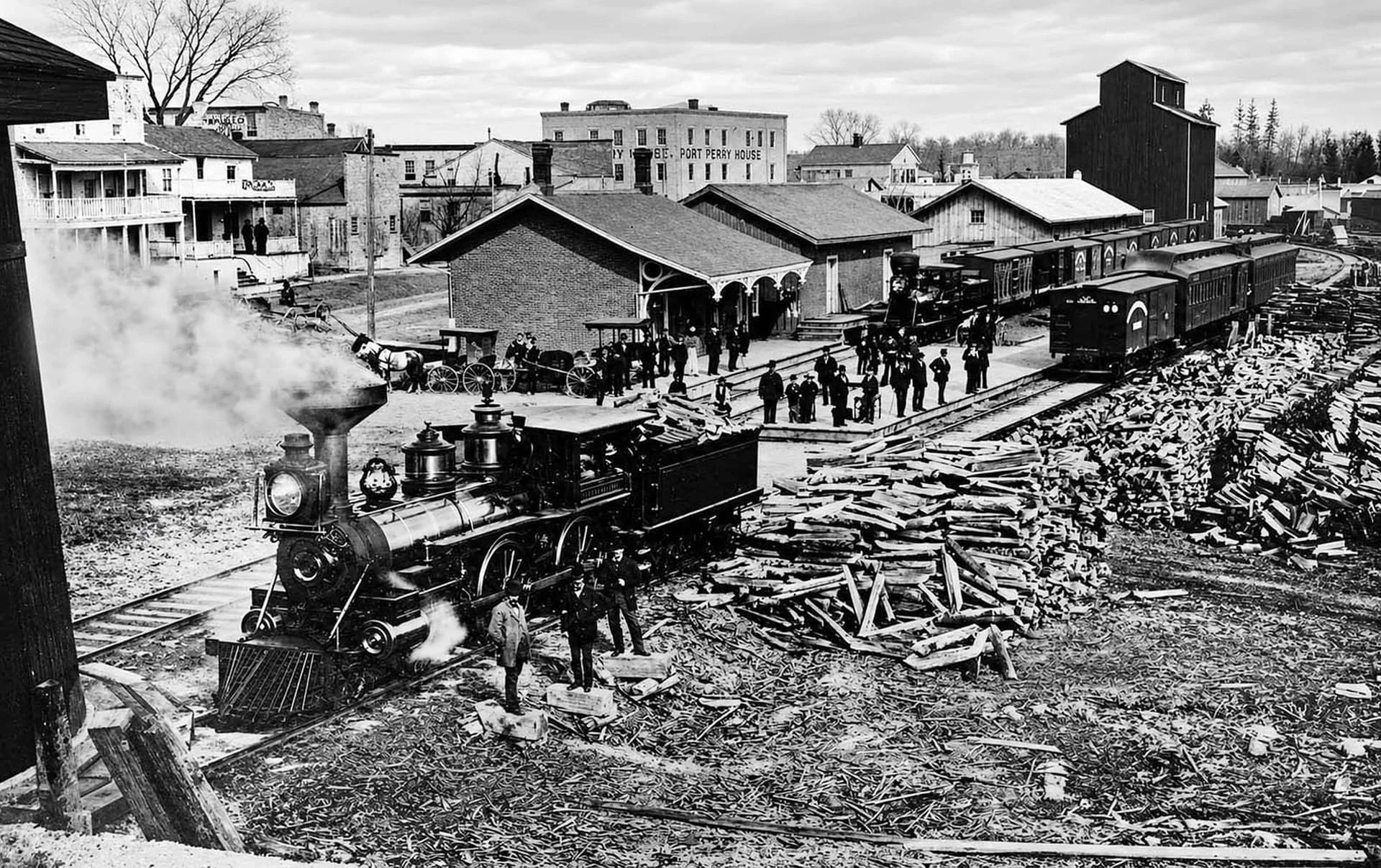 Port Perry Station circa 1878.jpg