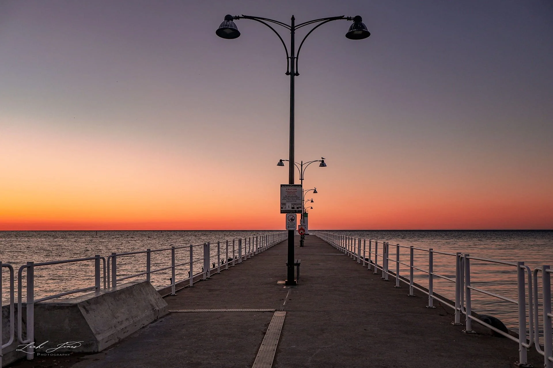 Leah Jones - "Oshawa Pier (L)" - Whitby, Ontario