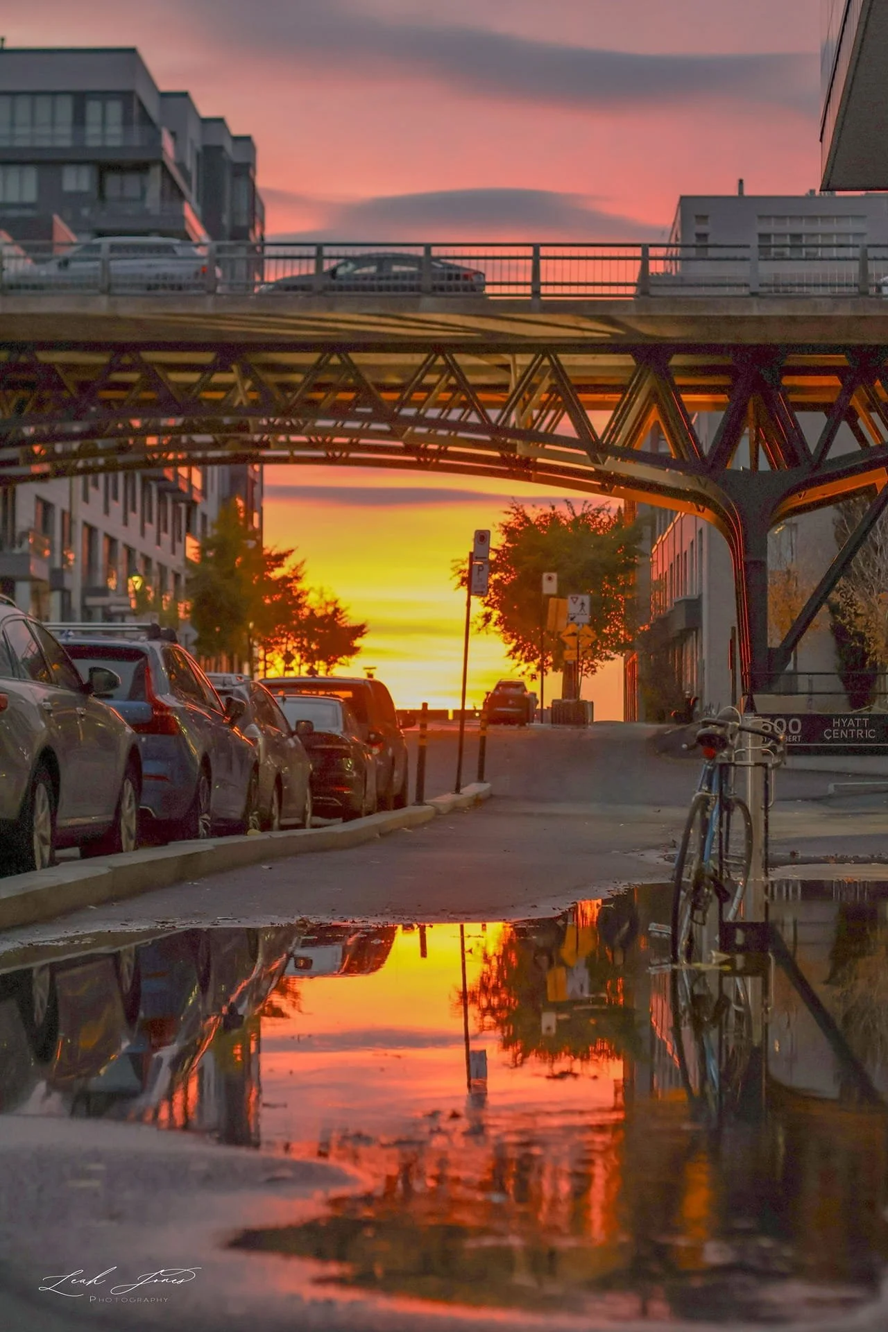 Leah Jones - "Old Montreal Morning Reflections" - Montreal, Quebec