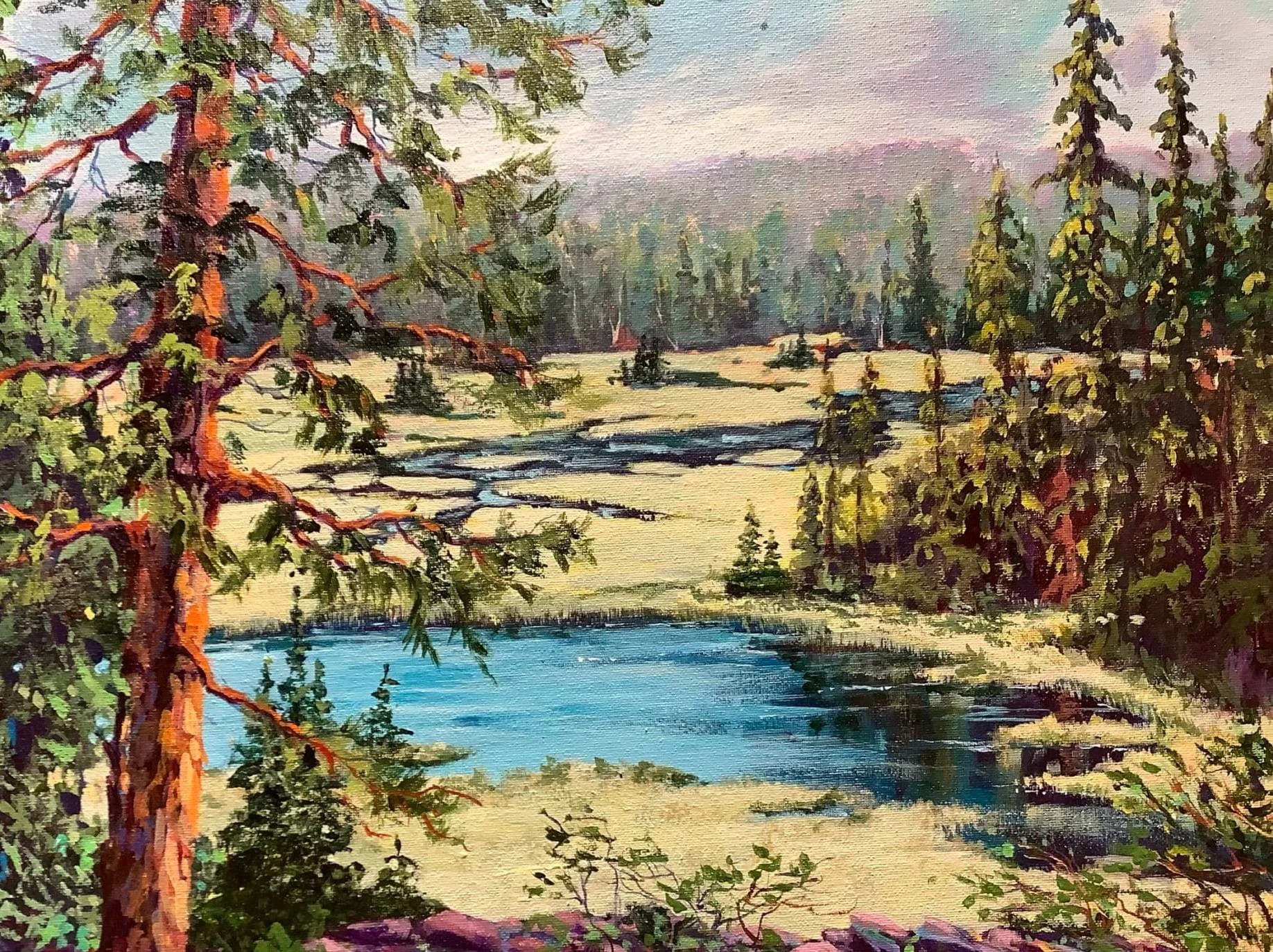 Hildy Smith - "Algonquin View" - 18 x 22 - Framed