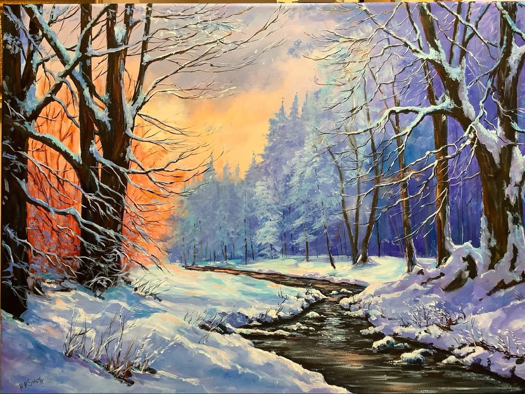 Hildy Smith - "Winter Fantasy" - 24 x 36