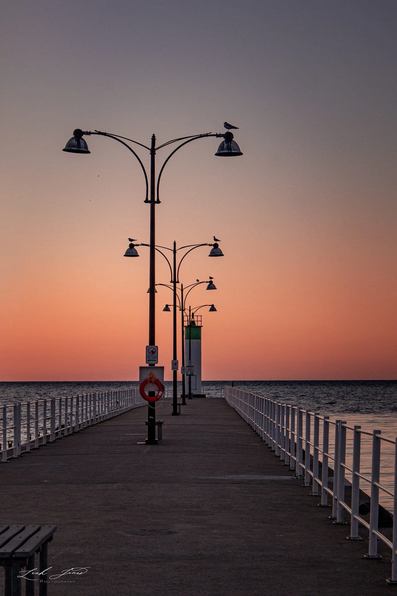 Leah Jones - "Oshawa Pier (P)" - Oshawa, Ontario