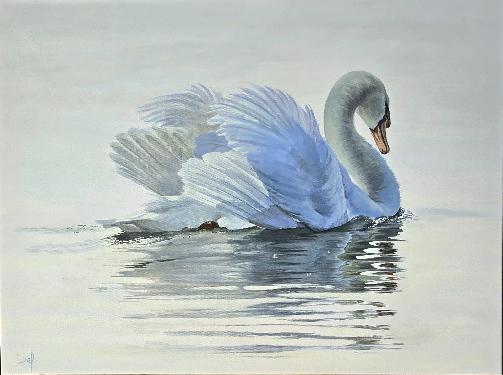 Del Tuff - "Serenity" - 24 x 18 - Acrylic on Canvas