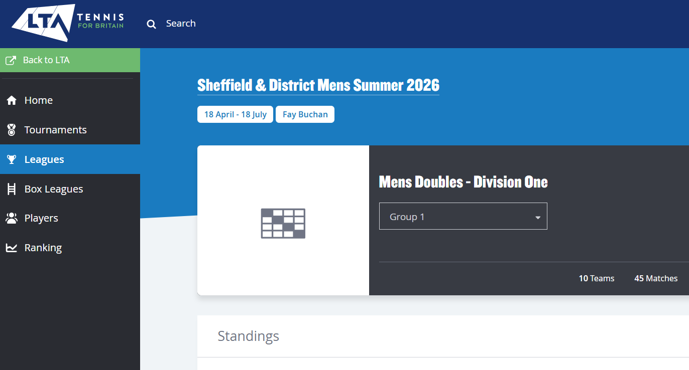 LTA Fixtures Issue - Update