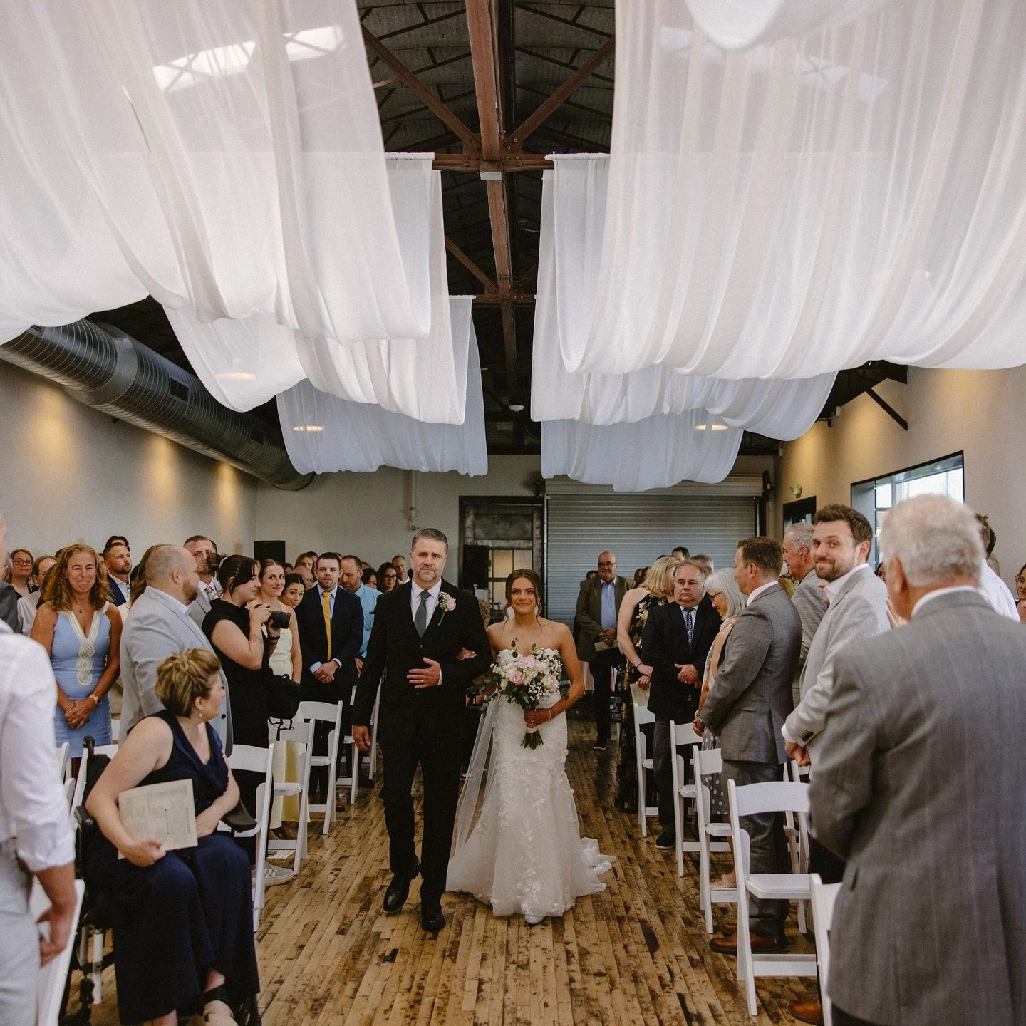 H &amp; G draped in love from day to night&mdash;literally. From delicate veils to sweeping drapery, the softest details for a day full of magic, movement, and meaning. ✨
.
@olivebrancheventsco @cuenca.creative @tinsmithevents 
.
#specialtyrentals #b