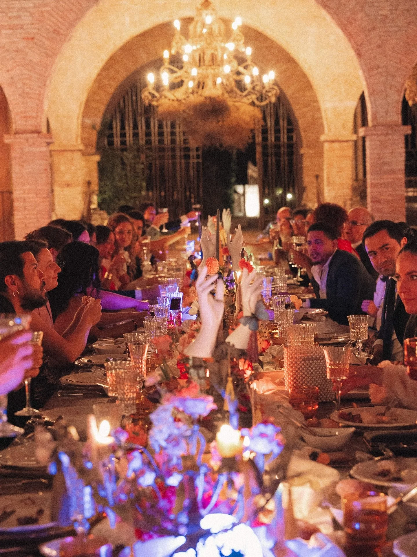 Our surrealist wedding dream come to life ✨ We flew to Spain with four giant suitcases packed with our favorite antique curiosities &mdash; butterflies, tassels, drapery, gold eggs, lobsters, candles &mdash; all inspired by the world of Salvador Dal&