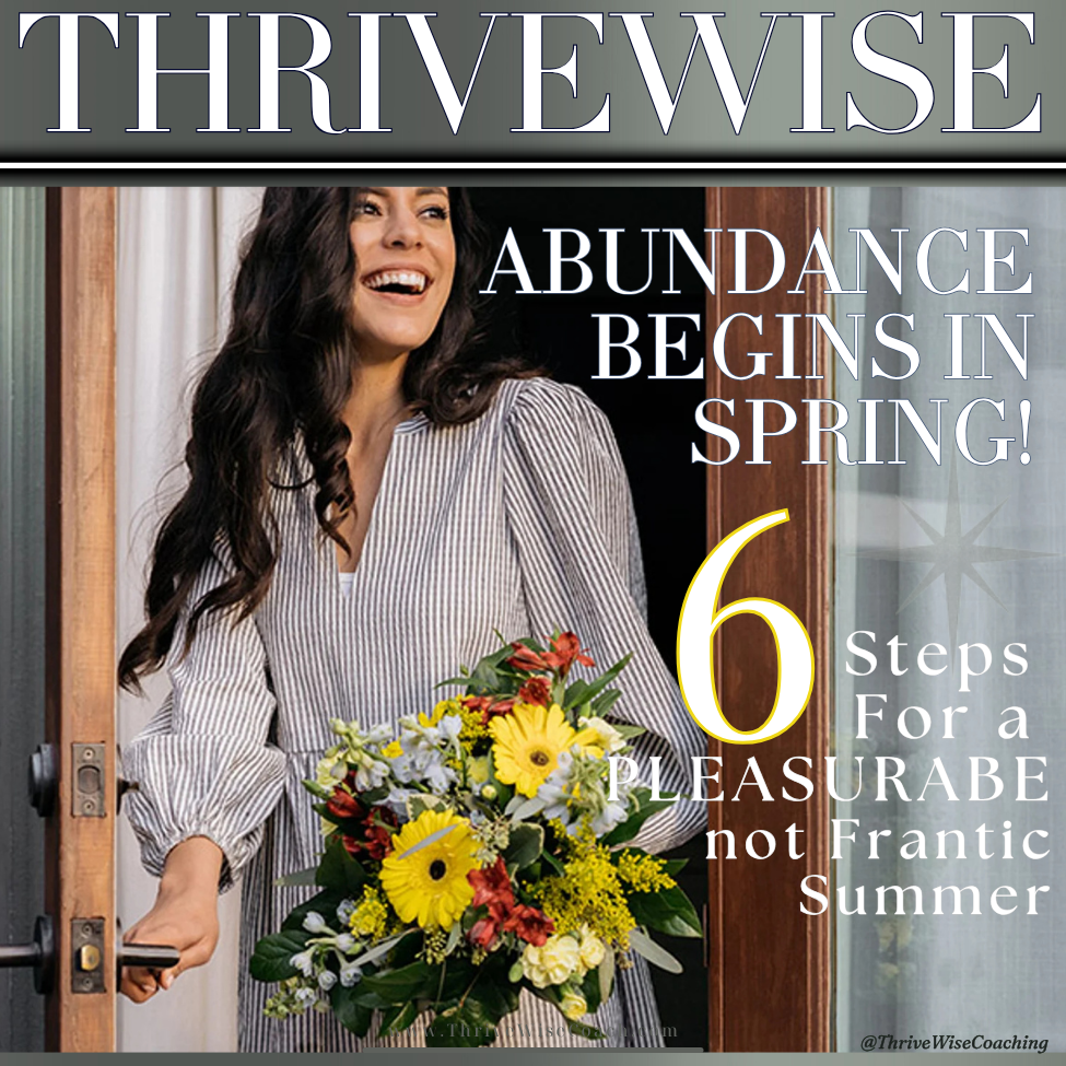 6 Steps to an Abundant Summer 