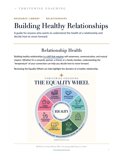 Building Healthy Relationships