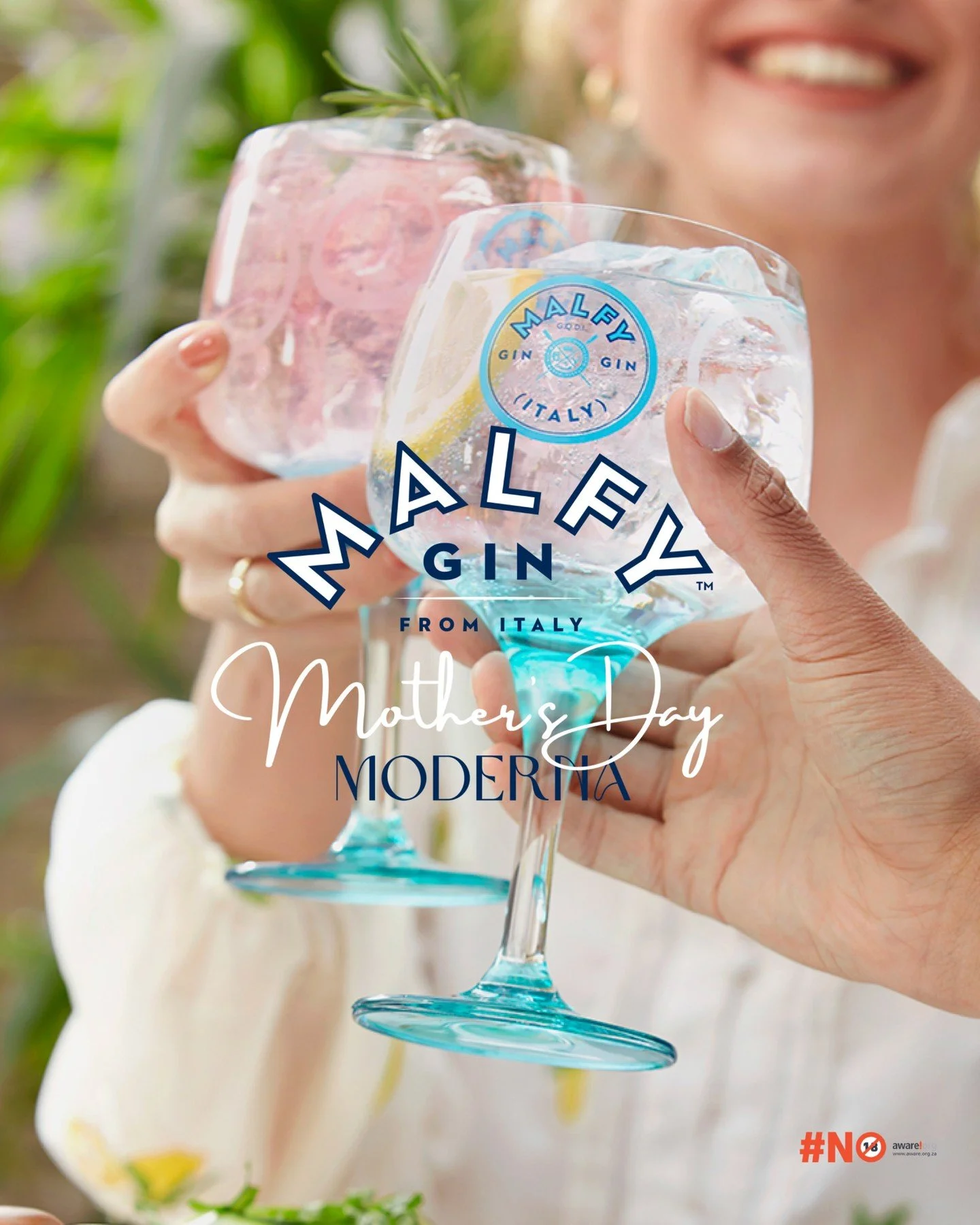 Join us at Moderna this weekend and enjoy a special treat with Malfy Gin. We will be serving  3 bespoke Gin and Tonics for R55 each - just until Sunday 10 May.

MALFY ROSA &amp; TONIC &bull; CUCUMBER &amp; MINT TONIC &bull; PINK POMEGRANATE TONIC 

T