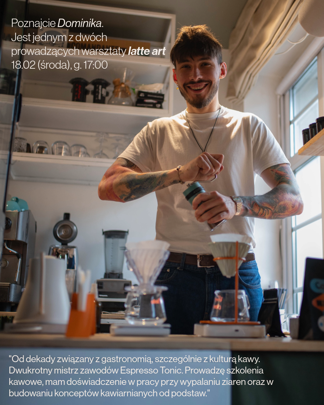 LATTE ART  - POZIOM PODSTAWOWY