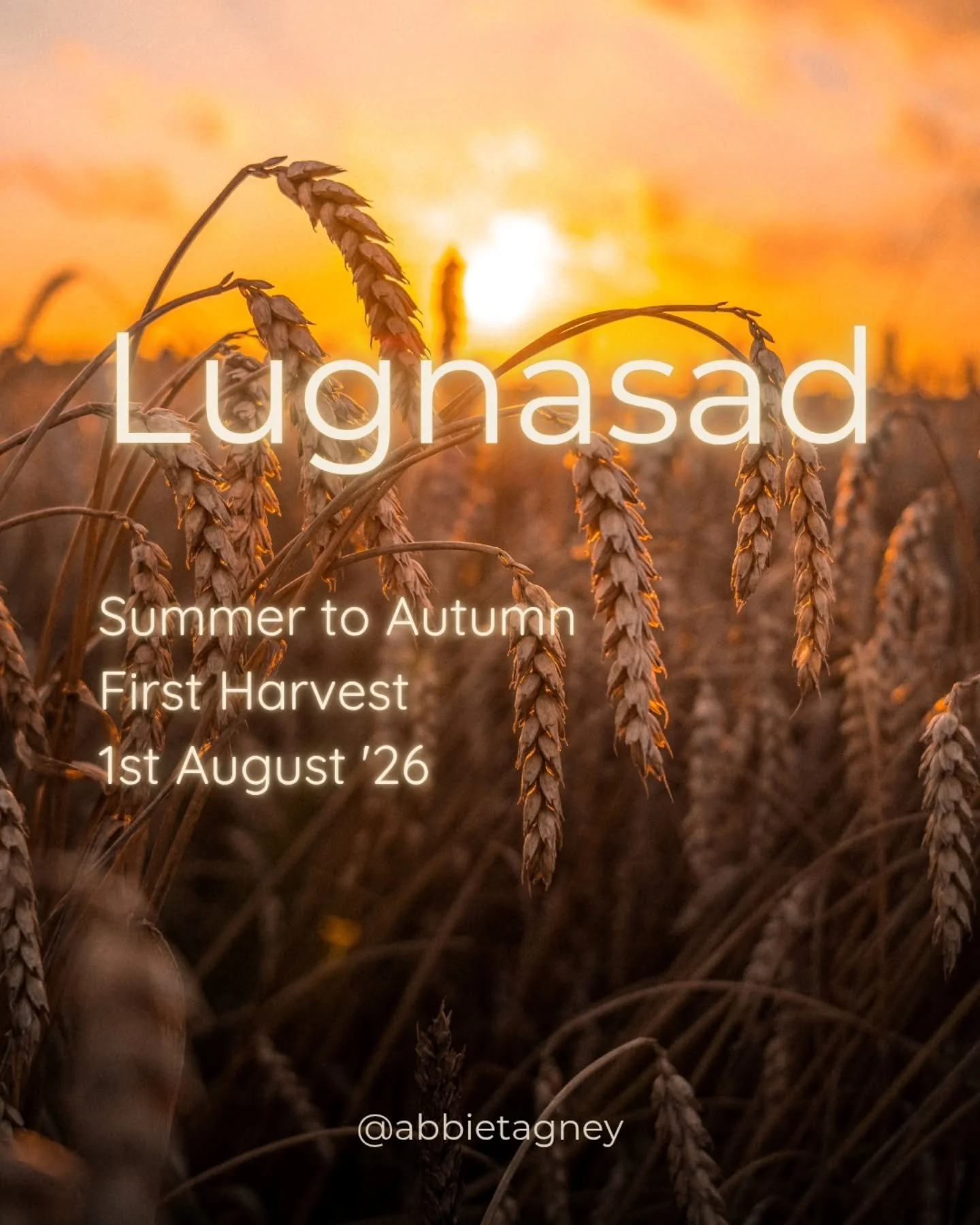 Lugnasad (Old Irish) / L&uacute;nasa (Modern Irish) 

Named after the god Lugh. 

This traditional Gaelic festival marks the beginning of the harvest season at around the halfway point between the Summer Solstice and Autumn Equinox. 

Back in the Mid