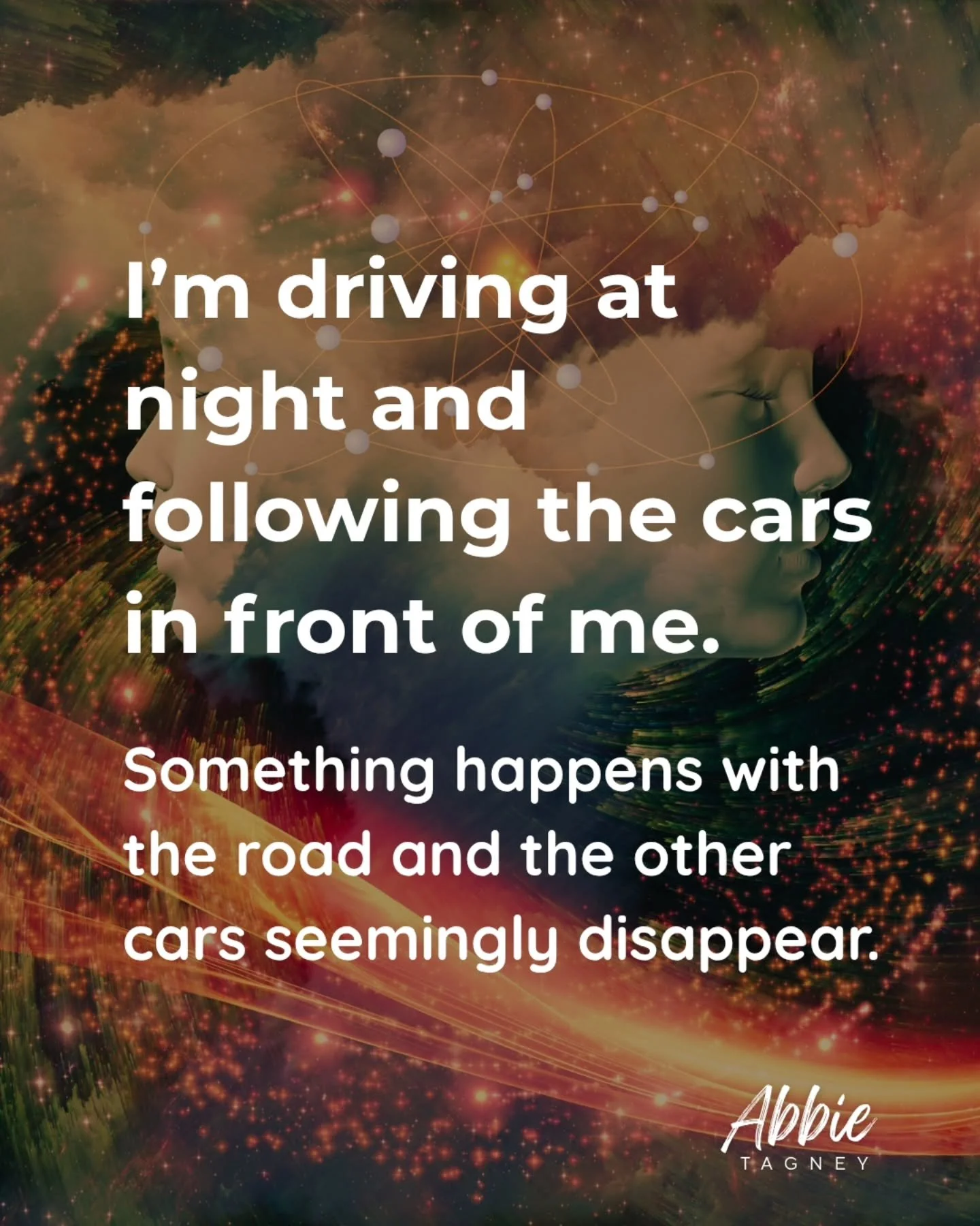 The themes and symbolism here are RICH! 

1. I'm following others in a vehicle I perceive to be the same as theirs. 

2. I think I'm going the right way but instead I've accidentally deviated from the path more trodden, it's a more challenging route,