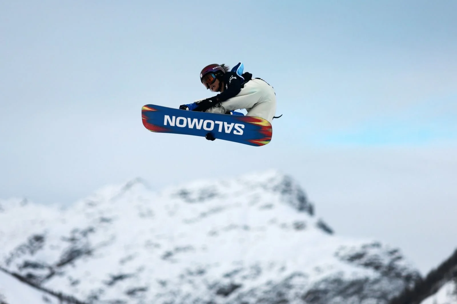 Kokomo Murase of Japan competes in the Women's Snowboard Slopestyle Final (Copy)