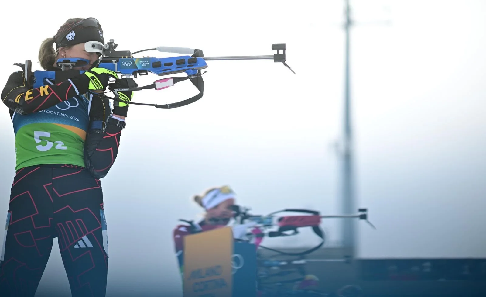Franziska Preuss of Germany competes in the Women's 4x6km Relay of the Biathlon  (Copy)