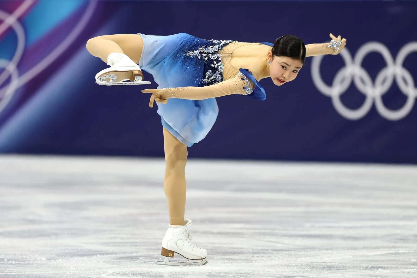 Mone Chiba of Team Japan competes in Women's Single Skating  (Copy)
