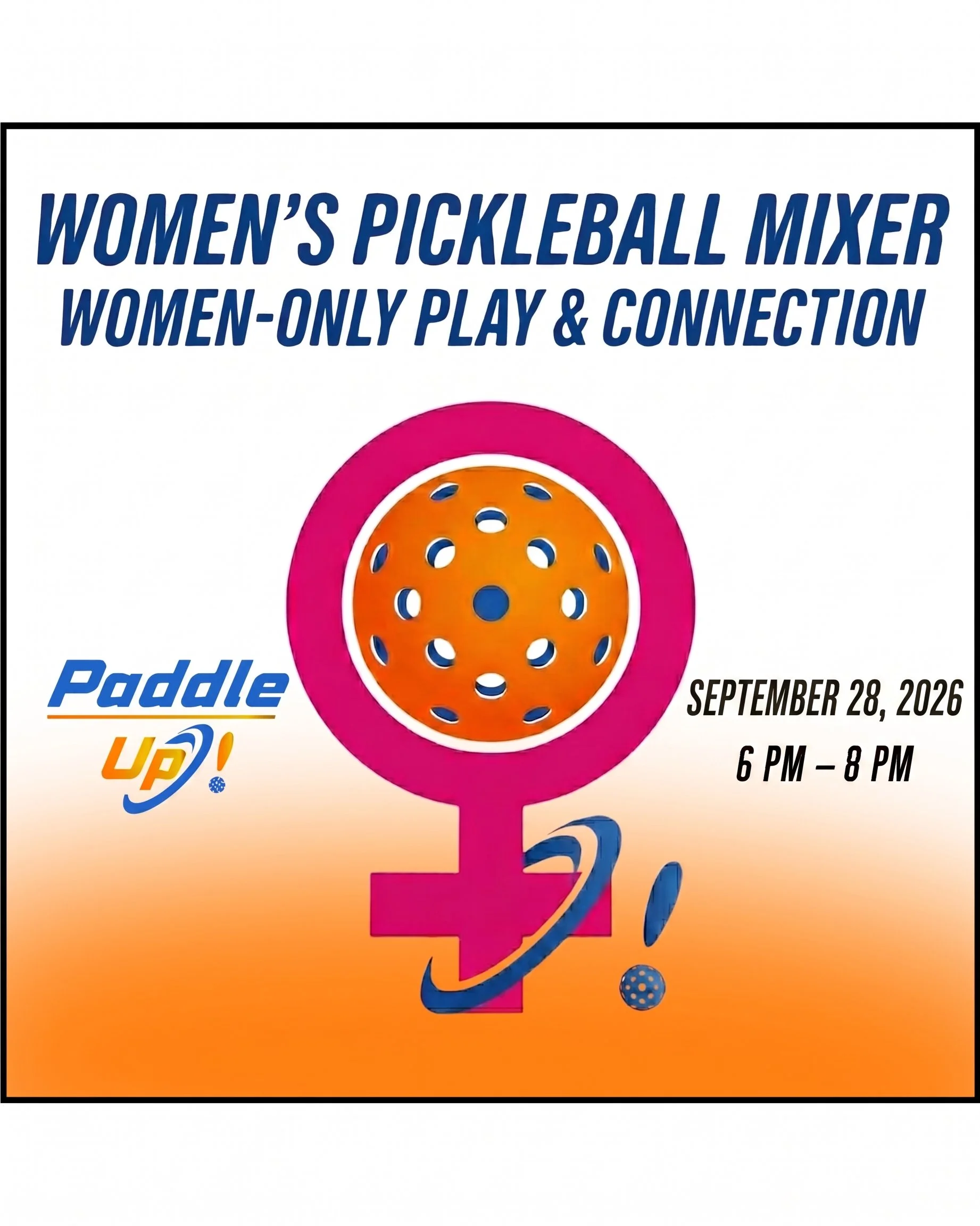 Women's Pickleball Mixer | September 28, 2026