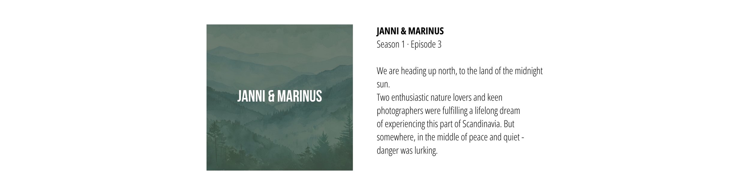 Scandi True Crime, Season 1 Episode 3, Janni & Marinus