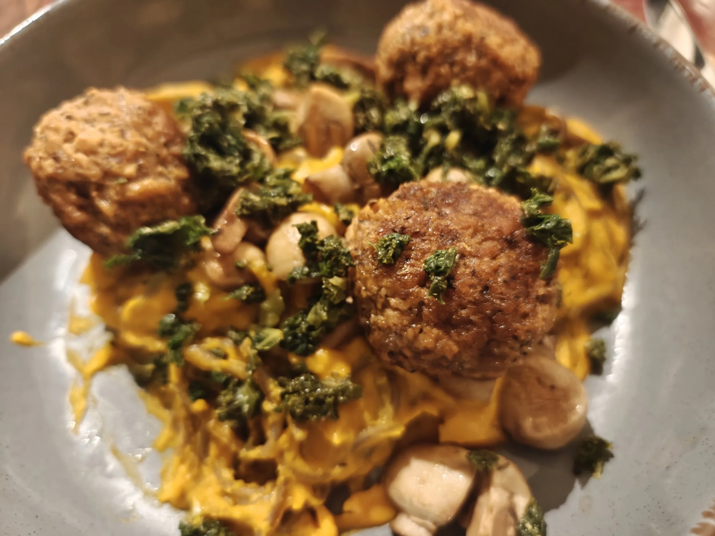 Tofu gehaktballetjes van plantaardige kookworkshop