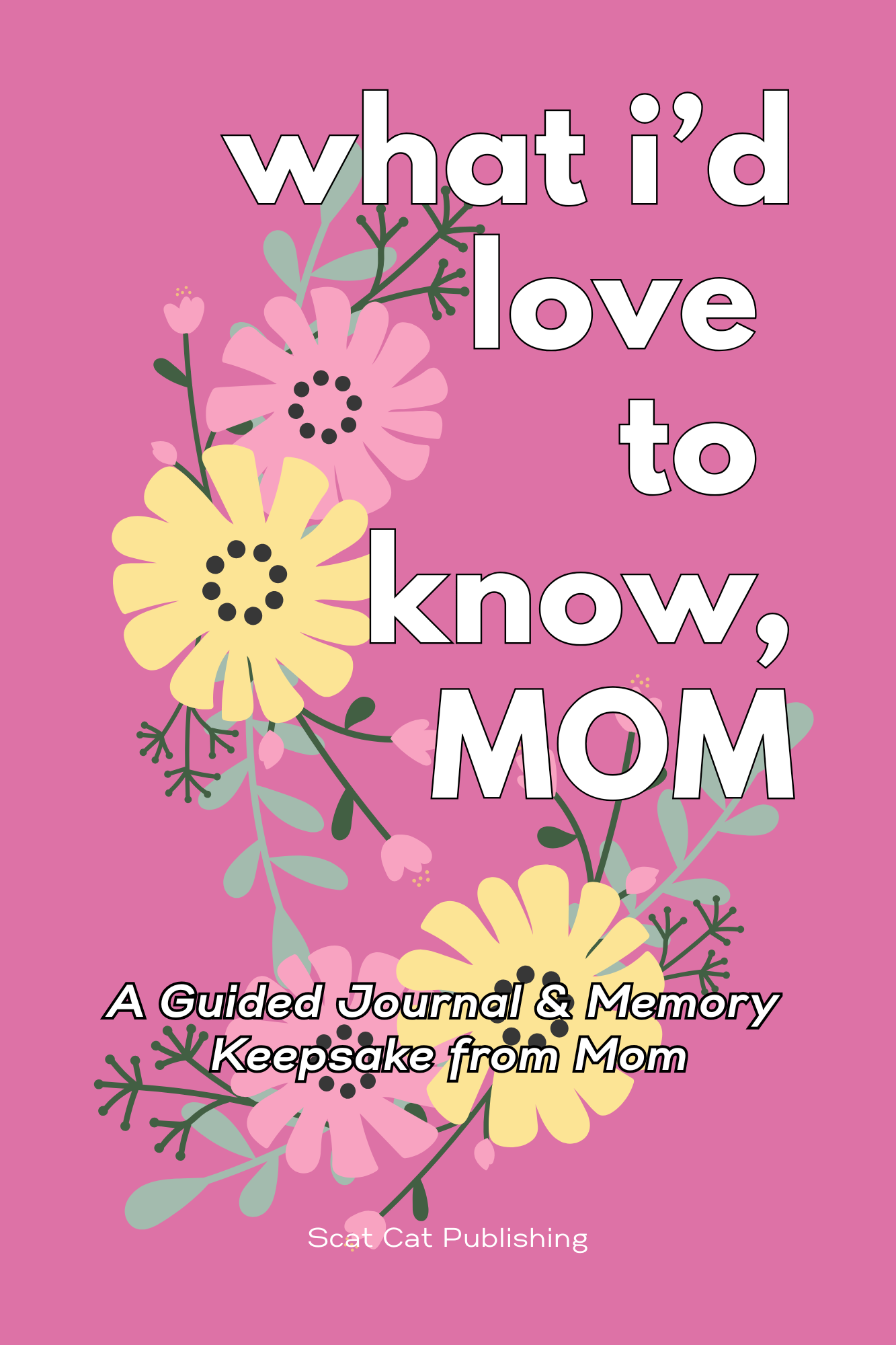 What I'd Love to Know, Mom guided journal cover