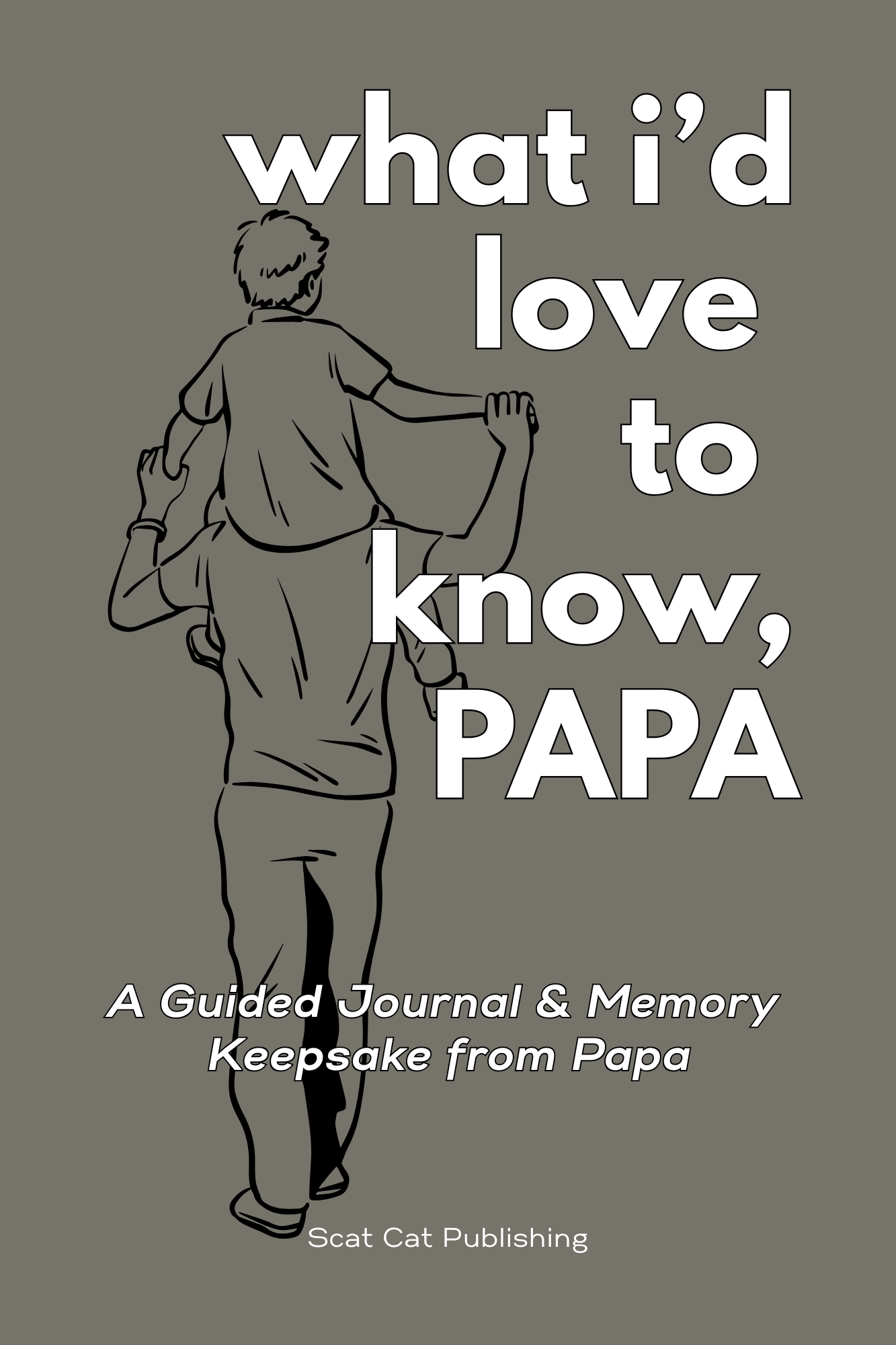 What I'd Love to Know, Papa guided journal cover