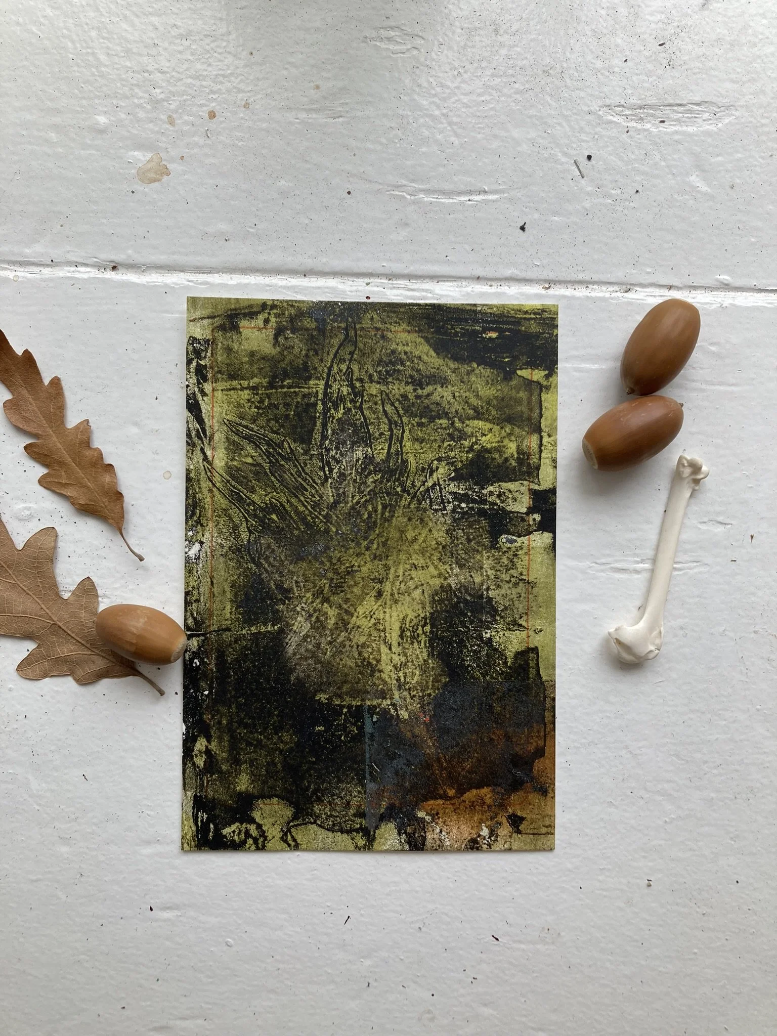 Mugwort print - tiny original artwork