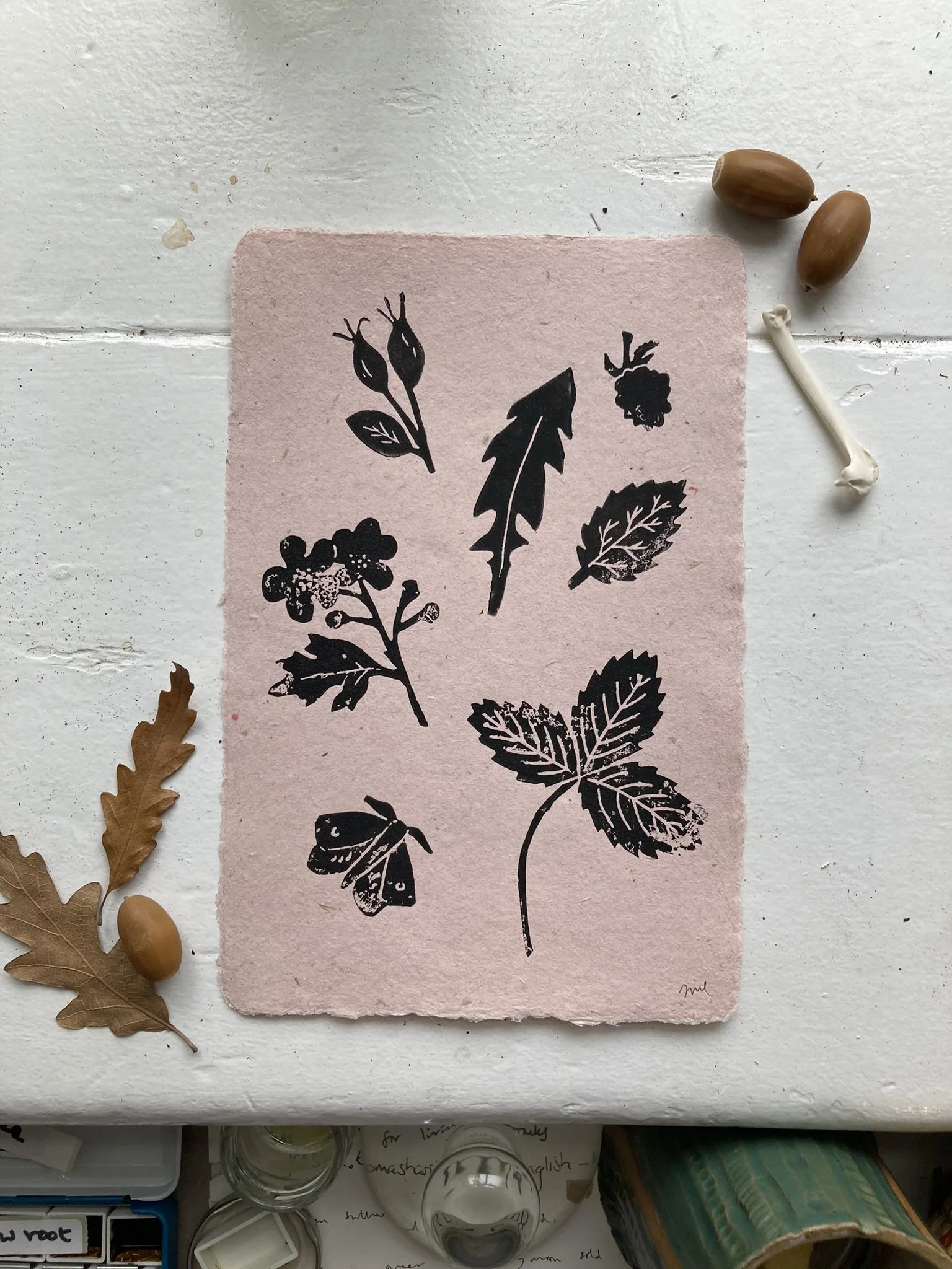Foraging Print - Pink