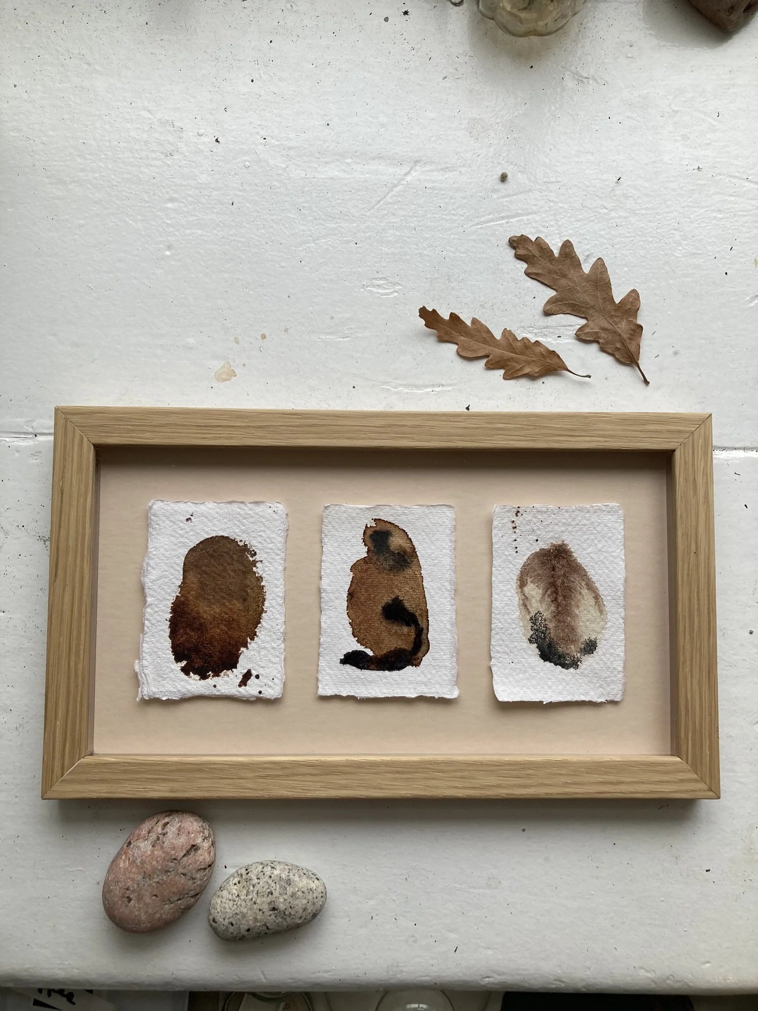 Into The Earth I - framed original artwork