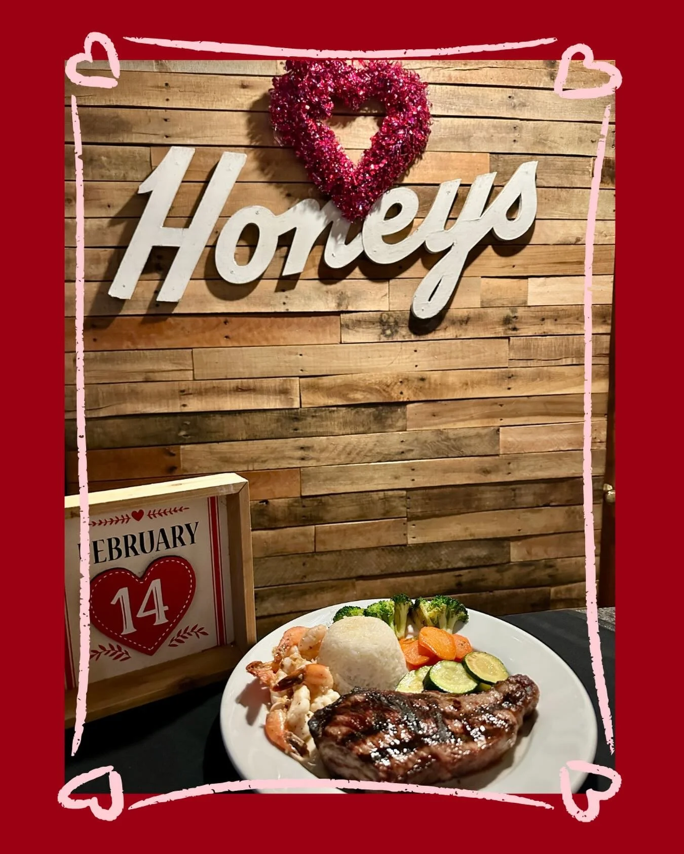 Love is on the plate this Valentine&rsquo;s Weekend 💕 Our Steak &amp; Shrimp special is available Friday through Sunday. Come share the love at The Tavern ❤️ #crotononhudson #westchestereats #hudsonvalleyeats #valentinesday