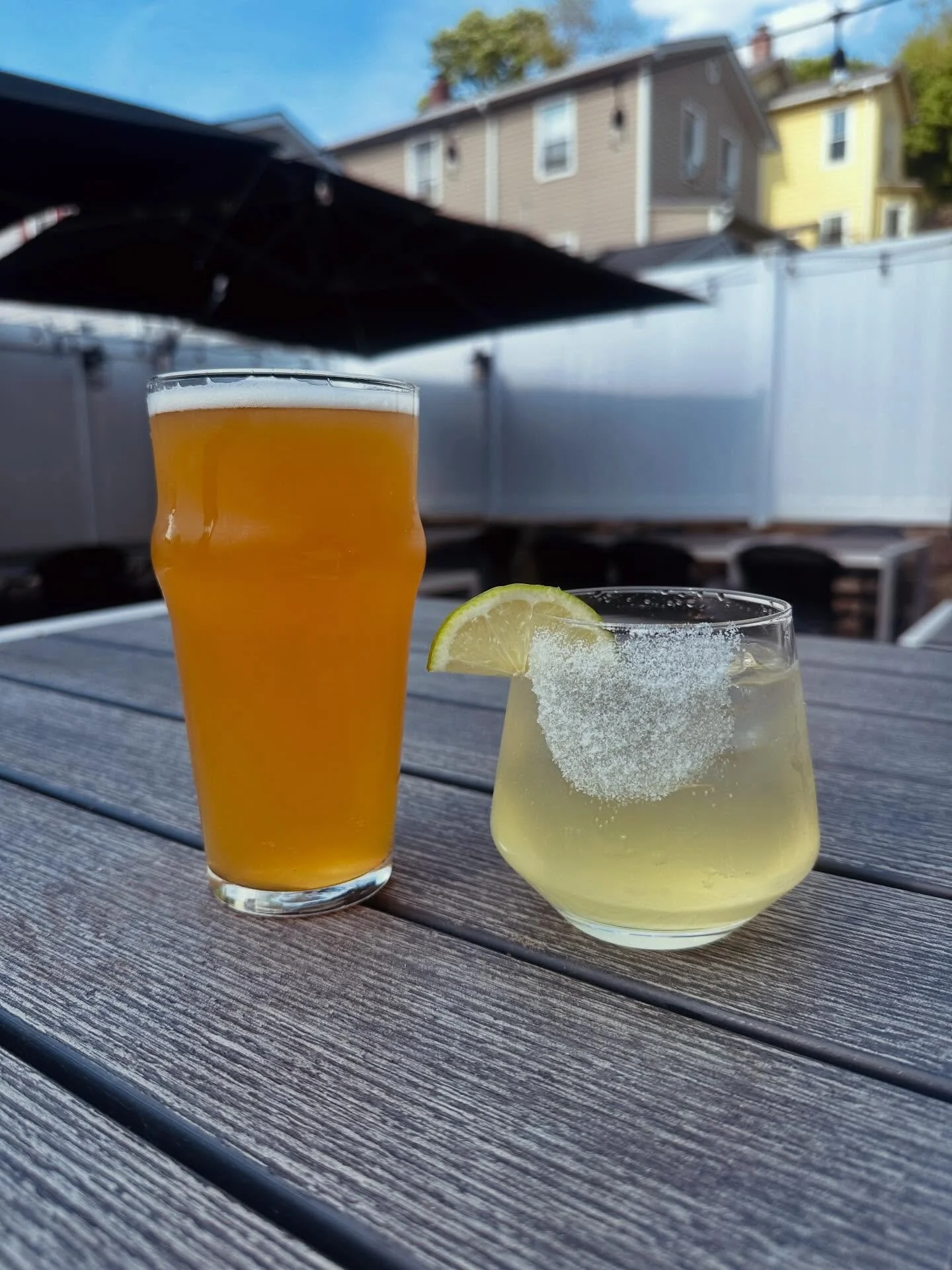 ☀️ And just like that it&rsquo;s officially patio season again ☀️ #croton #crotononhudson #westchester #westchestereats #outdoordining