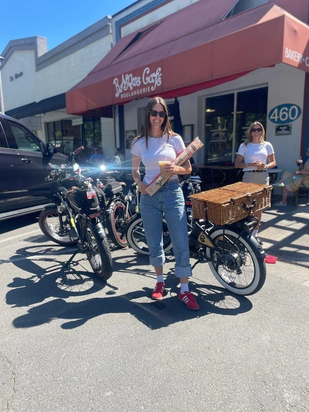 Picking up Picnic items at the bakery