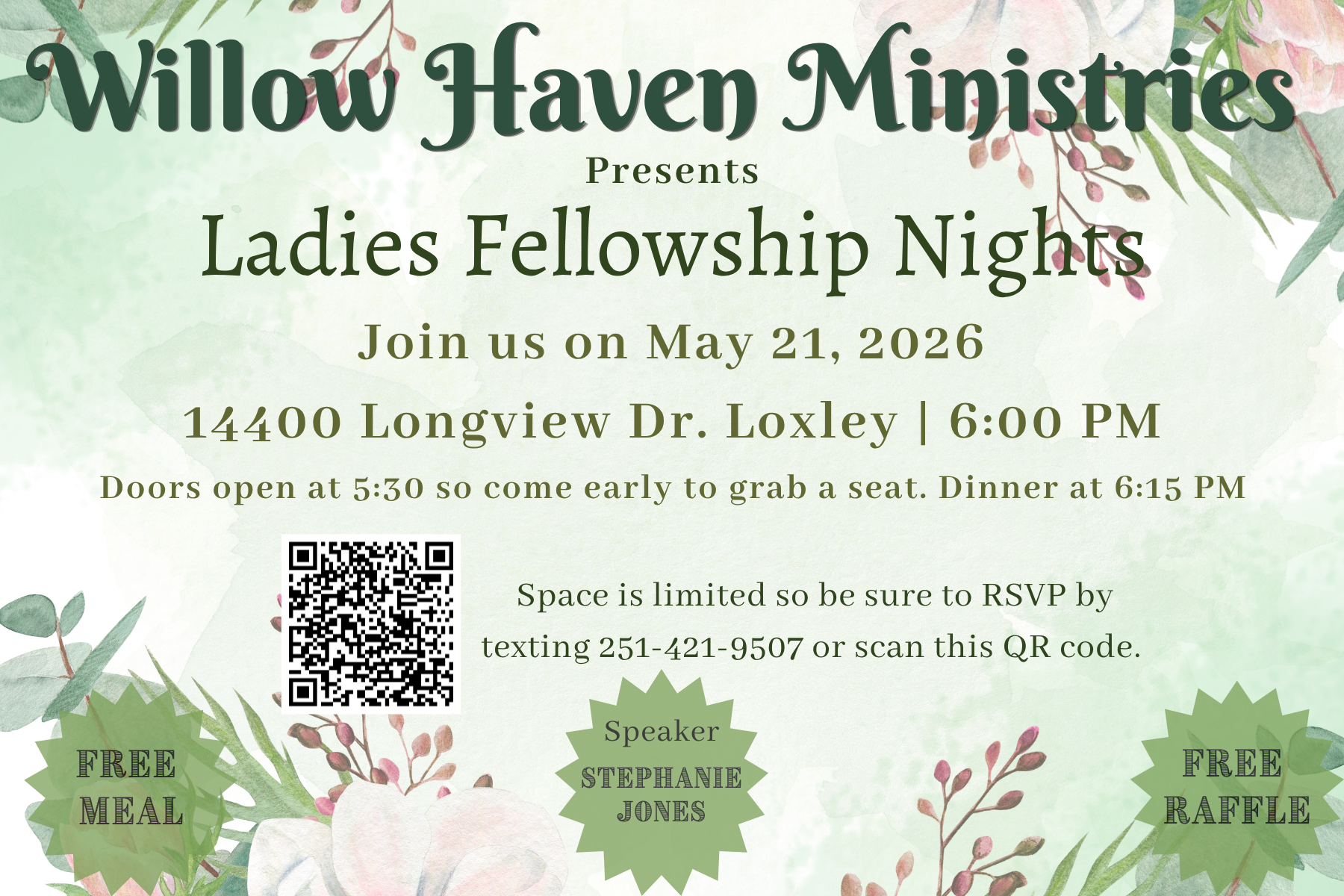 Ladies Fellowship Nights (May)