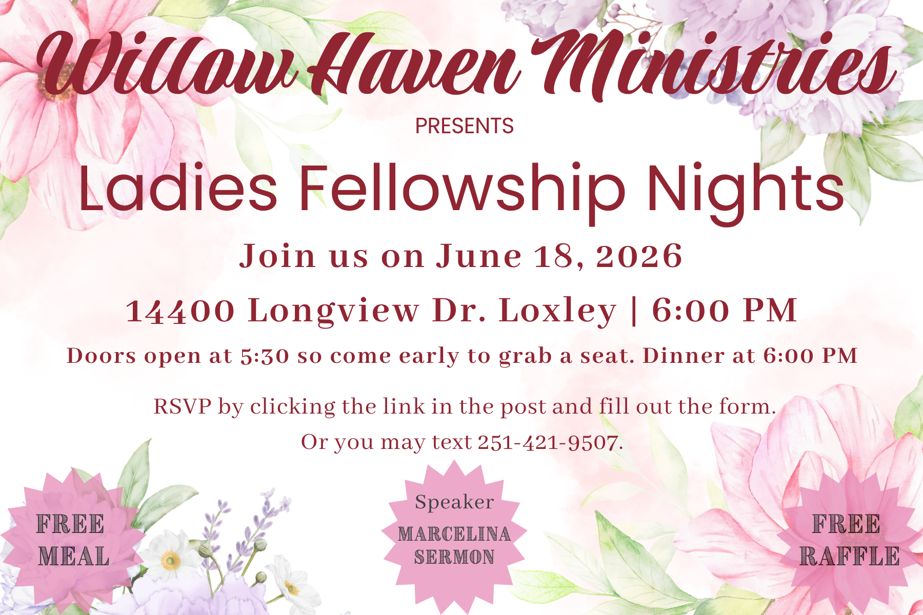 Ladies Fellowship Night (June)