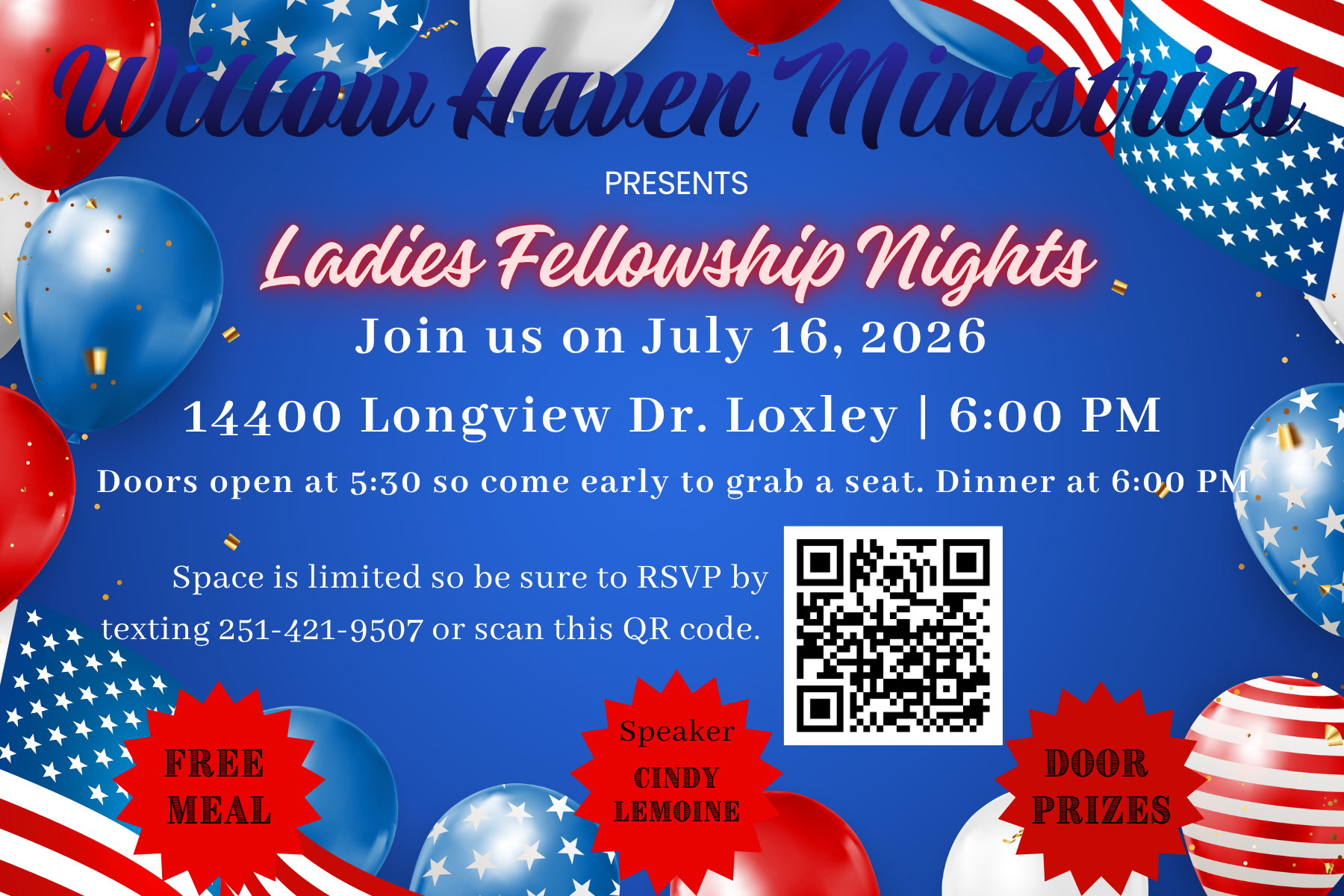 Ladies Fellowship Night (July)