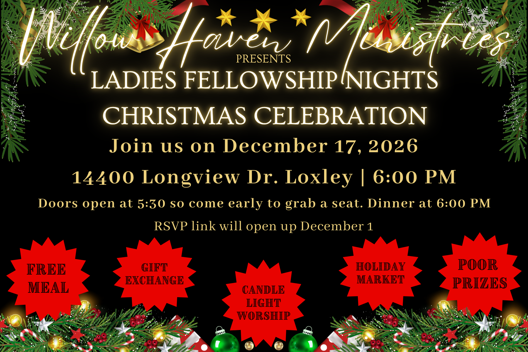 December Ladies Fellowship Night