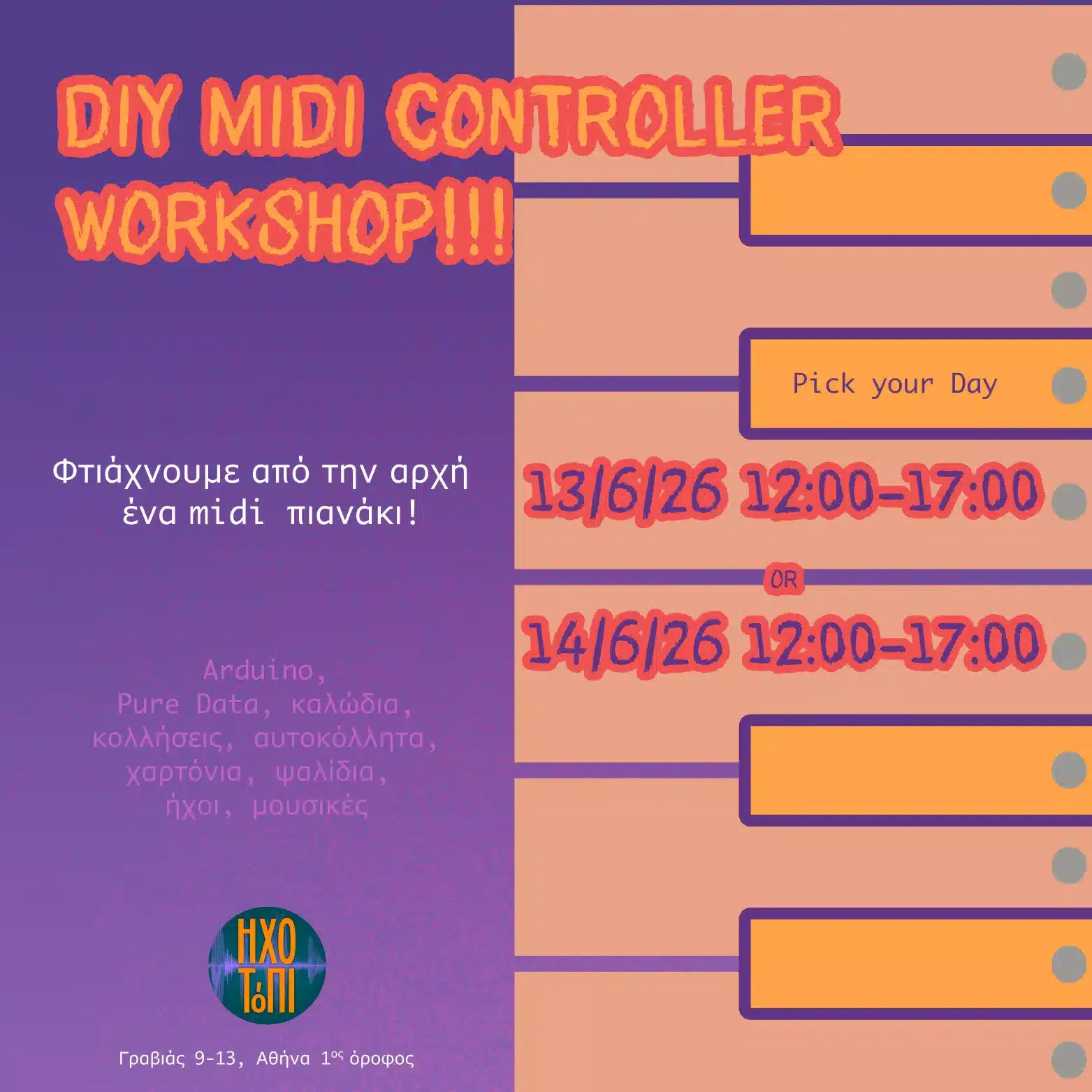 DIY MIDI CONTROLLER WORKSHOP