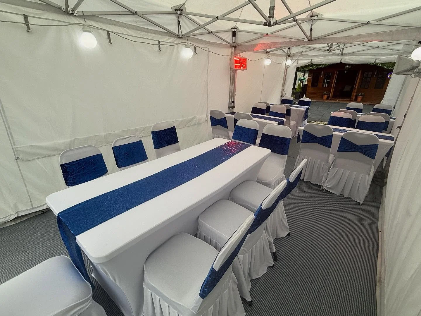 Dressed chairs and tables for hire Liverpool