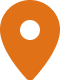 Map pin icon on a white background