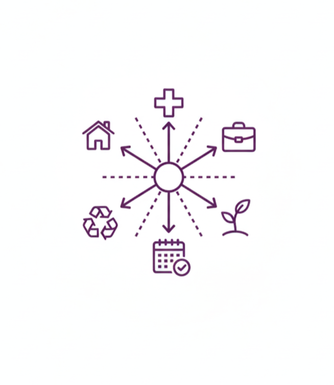 Icon Representing Service Coordination