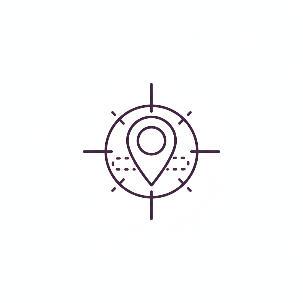 Icon of a target representing expert resource navigation for families.	